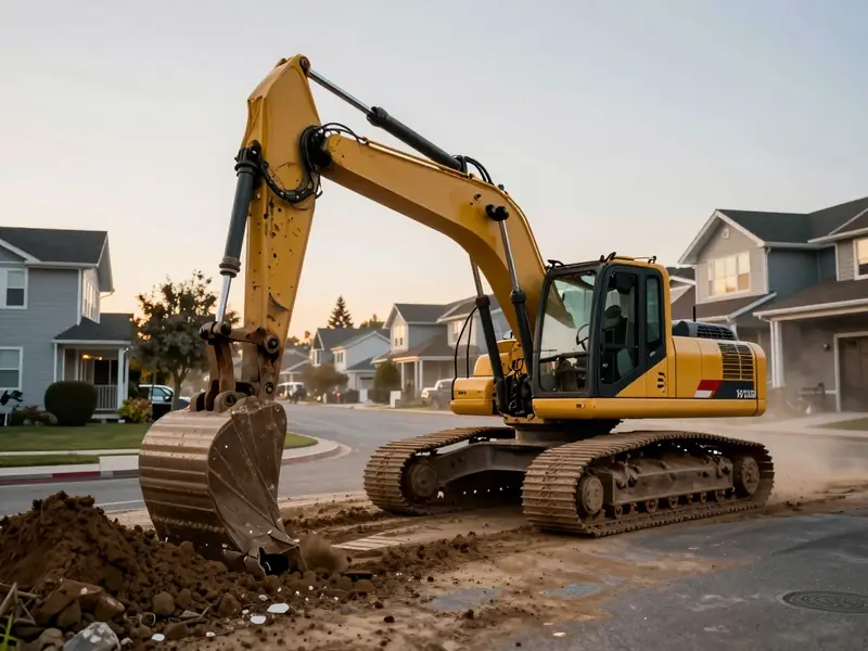 Terrain dégagé après démolition